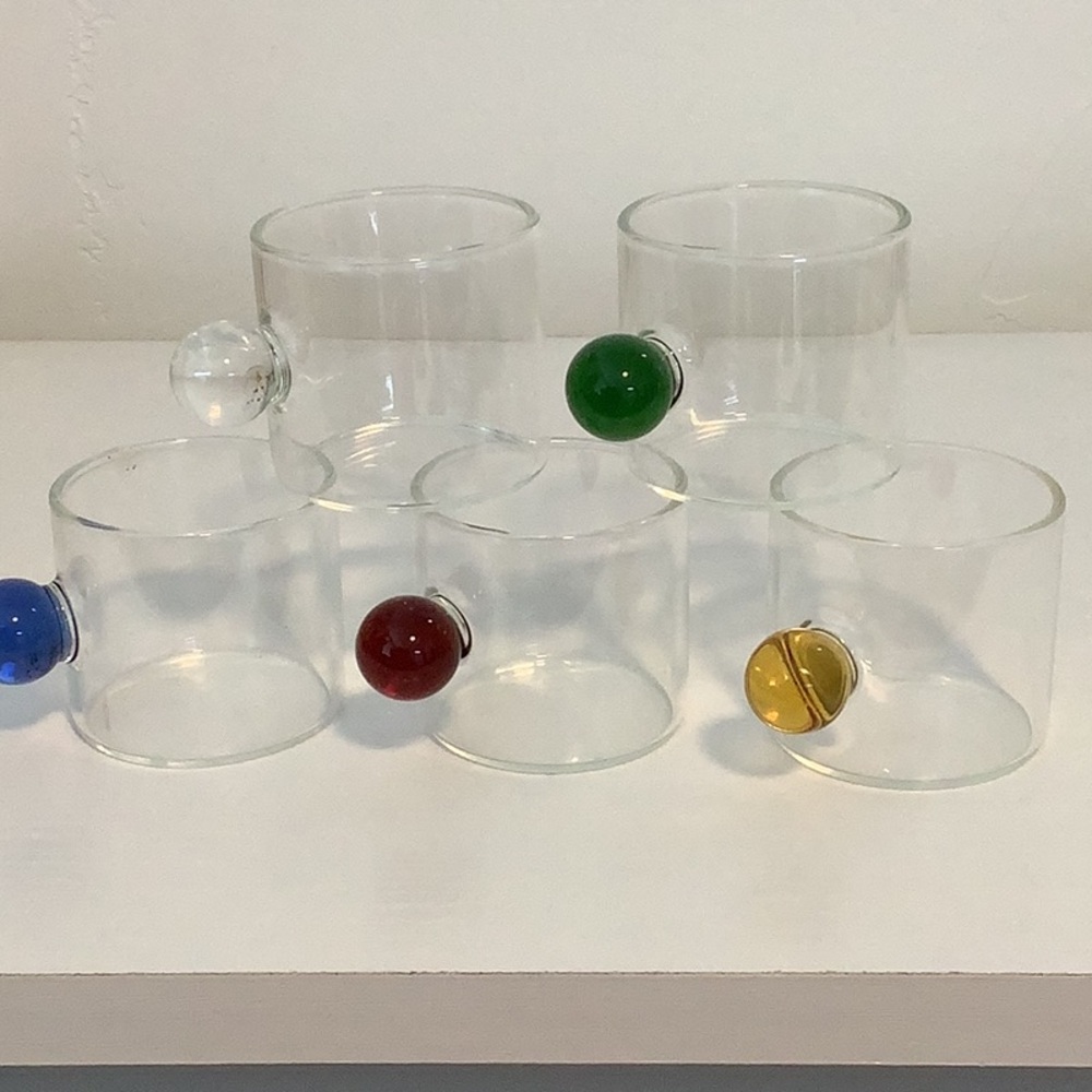 Vintage Rhinestone Polka Dot Martini/Dessert Glass Set SEE PICS FOR FREE GIFT. - Picture 3 of 3